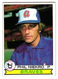1979 Topps Phil Niekro Baseball Card Braves