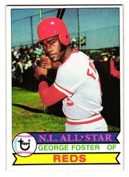 1979 Topps George Foster All-Star Baseball Card Reds