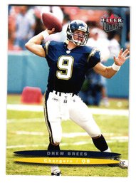 2003 Fleer Ultra Drew Brees Football Card Chargers