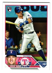 2023 Topps Josh Jung Rookie Baseball Card Rangers