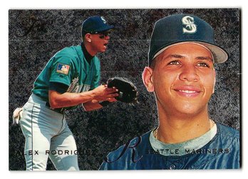 1995 Flair Alex Rodriguez Baseball Card Mariners
