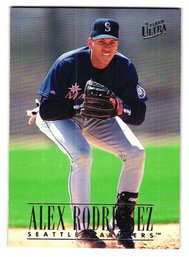1996 Fleer Ultra Alex Rodriguez Baseball Card Mariners