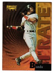 1996 Pinnacle Barry Bonds 1st Rate Insert Baseball Card Pirates
