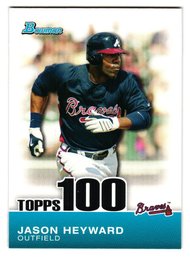 2010 Bowman Jason Heyward Topps 100 Prospects Baseball Card Braves