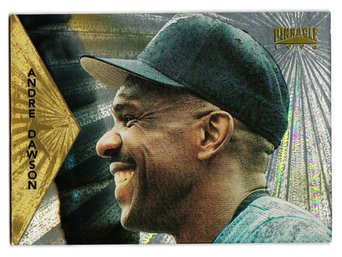 1996 Pinnacle Andre Dawson Starburst Parallel Baseball Card Marlins