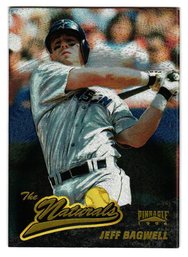 1996 Pinnacle Jeff Bagwell Starburst Parallel 'The Naturals' Baseball Card Astros