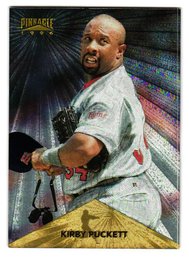 1996 Pinnacle Kirby Puckett Starburst Parallel Baseball Card Twins