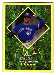 1994 Leaf Gold Stars #'d/10000 John Olerud Baseball Card Blue Jays