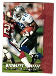 1997 Pinnacle Rembrandt Emmitt Smith Quarterback Club Insert Football Card Cowboys
