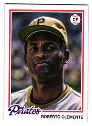 2022 Topps Archives Roberto Clemente Baseball Card Pirates