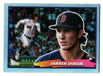 2022 Topps Archives Jarren Duran Rookie 1988 Big Foil Insert Baseball Card Red Sox