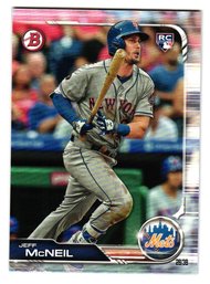 2019 Bowman Jeff McNeil Rookie Baseball Card Mets