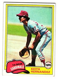 1981 Topps Keith Hernandez Baseball Card Cardinals