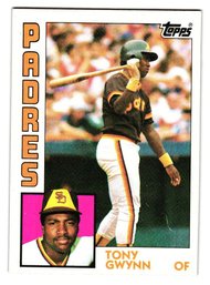 1984 Topps Tony Gwynn Baseball Card Padres