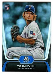 2012 Bowman Platinum Yu Darvish Rookie Baseball Card Rangers