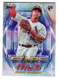2023 Topps Nolan Gorman Rookie Stars Of MLB Insert Baseball Card Cardinals