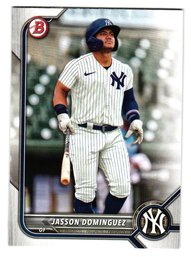 2022 Bowman Jasson Dominguez Prospect Baseball Card Yankees