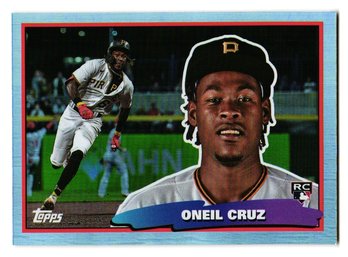 2022 Topps Archives Oneil Cruz Rookie 1988 Big Foil Insert Baseball Card Pirates