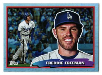 2022 Topps Archives Freddie Freeman 1988 Big Foil Insert Baseball Card Dodgers