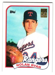 2001 Topps Nolan Ryan Topps 50 Years Baseball Card Rangers