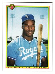 1990 Bowman Bo Jackson Baseball Card Royals