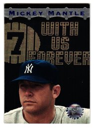 1996 Topps Stadium Club Mickey Mantle Baseball Card Yankees #MM19