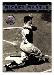 1996 Topps Stadium Club Mickey Mantle Baseball Card Yankees #MM6