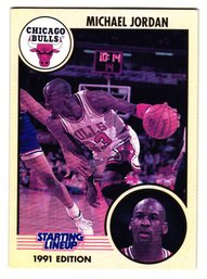 1991 Michael Jordan Kenner Starting Lineup Basketball Card Bulls