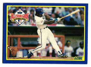 1990 Score Bo Jackson 1989 All-Star MVP Baseball Card Kansas City Royals