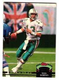 1992 Topps Stadium Club Dan Marino Football Card Dolphins