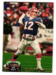 1992 Topps Stadium Club Jim Kelly Member's Choice Football Card Bills