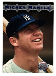 1996 Topps Stadium Club Mickey Mantle Baseball Card Yankees #MM15