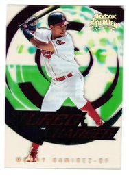 1999 Skybox Thunder Manny Rameriez Turbo Charged Insert Baseball Card Indians