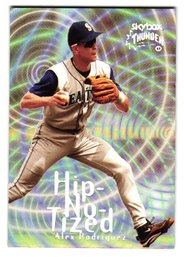 1999 Skybox Thunder Alex Rodriguez Hip-No-Tized Insert Baseball Card Mariners