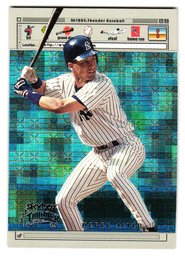 1999 Skybox Thunder Derek Jeter Batterz.Com Insert Baseball Card Yankees