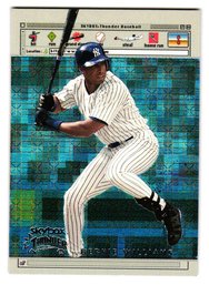 1999 Skybox Thunder Bernie Williams Batterz.Com Insert Baseball Card Yankees