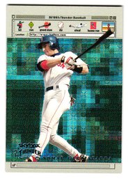 1999 Skybox Thunder Nomar Garciaparra Batterz.Com Insert Baseball Card Red Sox