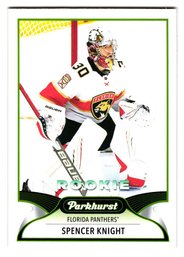 2021-22 Parkurst Spencer Knight Rookie Hockey Card Panthers