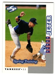1998 Pinnacle Derek Jeter Spring Training Baseball Card Yankees