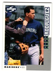 1998 Pinnacle Alex Rodriguez Baseball Card Mariners