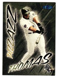 1998 Fleer Ultra Frank Thomas Pizzazz Baseball Card White Sox