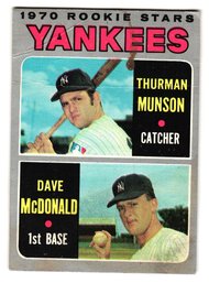 1970 Topps Thurman Munson Rookie Baseball Card Yankees