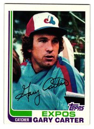1982 Topps Gary Carter Baseball Card Expos