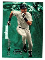1999 Skybox Thunder Derek Jeter Baseball Card Yankees