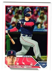 2023 Topps Masataka Yoshida Rookie Baseball Card Red Sox