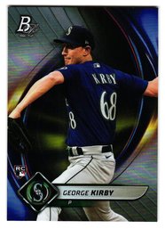 2022 Bowman Platinum George Kirby Rookie Baseball Card Mariners