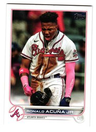 2022 Topps Ronald Acuna Jr. Baseball Card Braves