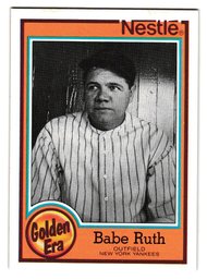 1987 Topps Nestle Babe Ruth Baseball Card Yankees