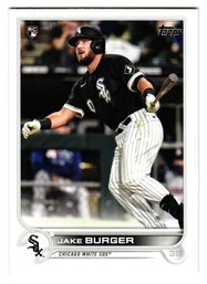 2022 Topps Jake Burger Rookie Baseball Card White Sox