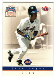 2004 Fleer Jose Reyes National Trading Card Day Baseball Card Mets